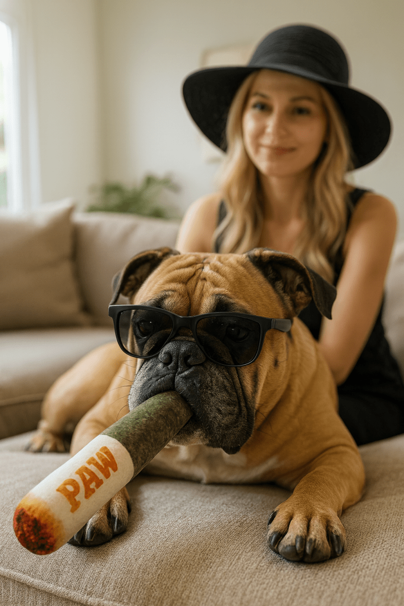 DOGGIEDOOBIE – Funny Plush Joint-Shaped Toy for Dogs