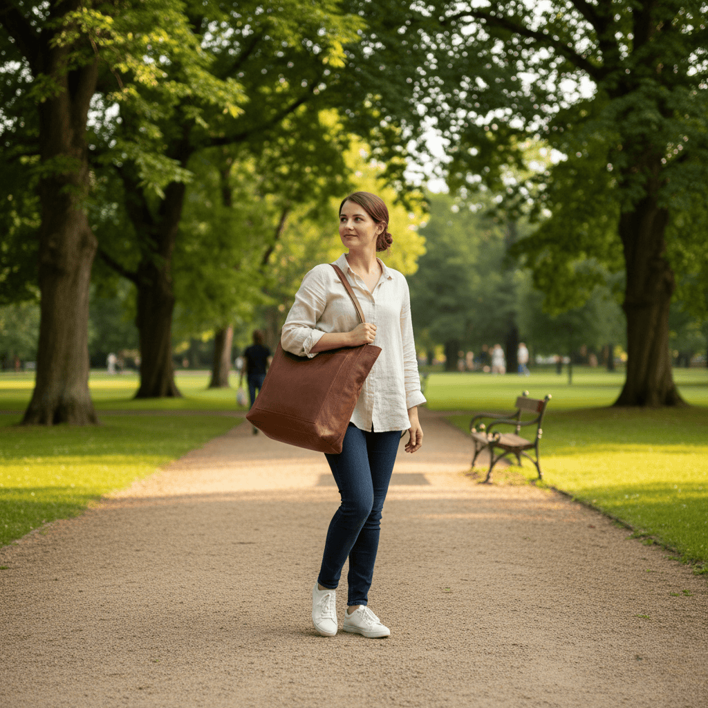 SOFIELA – Elegant Leather Shoulder Bag for Daily Sophistication