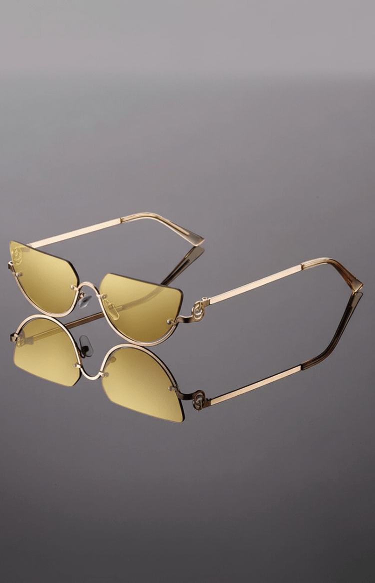 ZOÉVA – Cat Eye Sunglasses with UV400 Protection & Lightweight Metal Frames