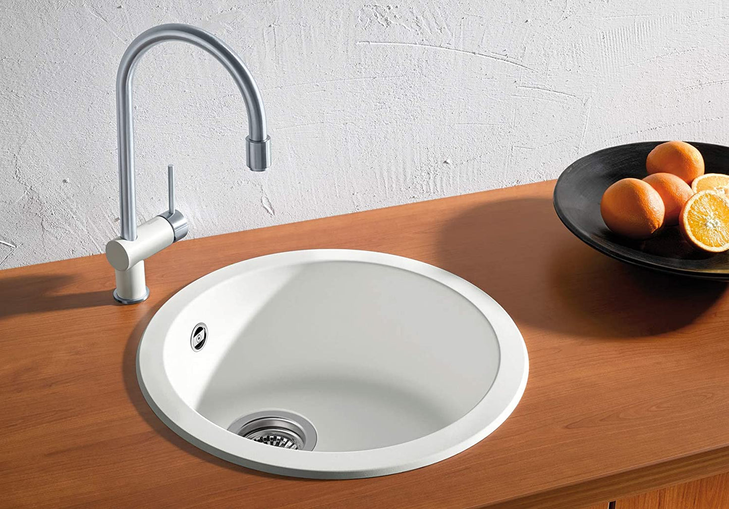 Blanco RONDO Granite Sink Soft White