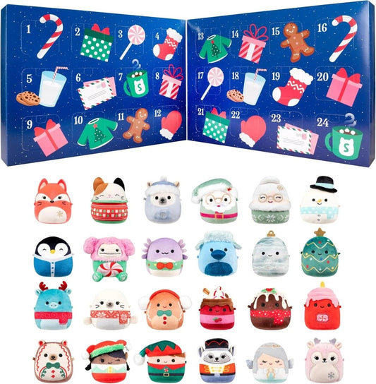 24-Day Micromallow Advent Calendar - Christmas Countdown with Collectible Figures 0