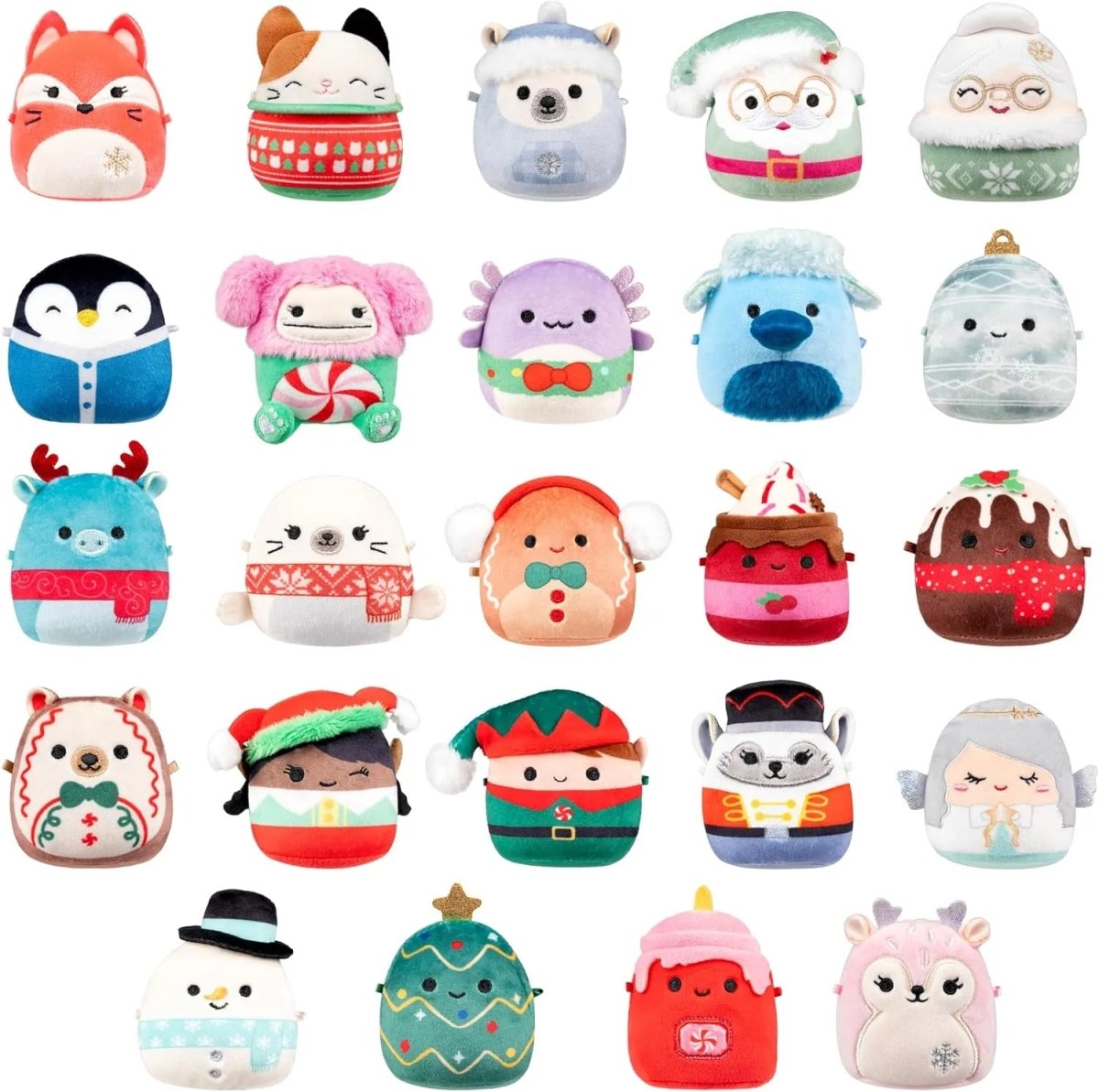 24-Day Micromallow Advent Calendar - Christmas Countdown with Collectible Figures 1