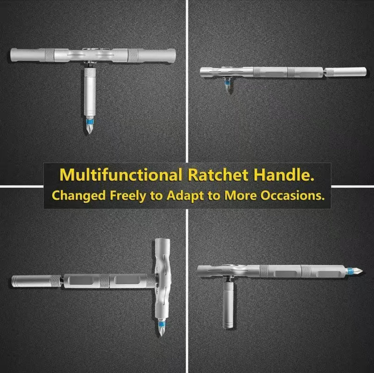 24-in-1 Magnetic Screwdriver Kit with T-Shaped Handle for Home Repairs 3