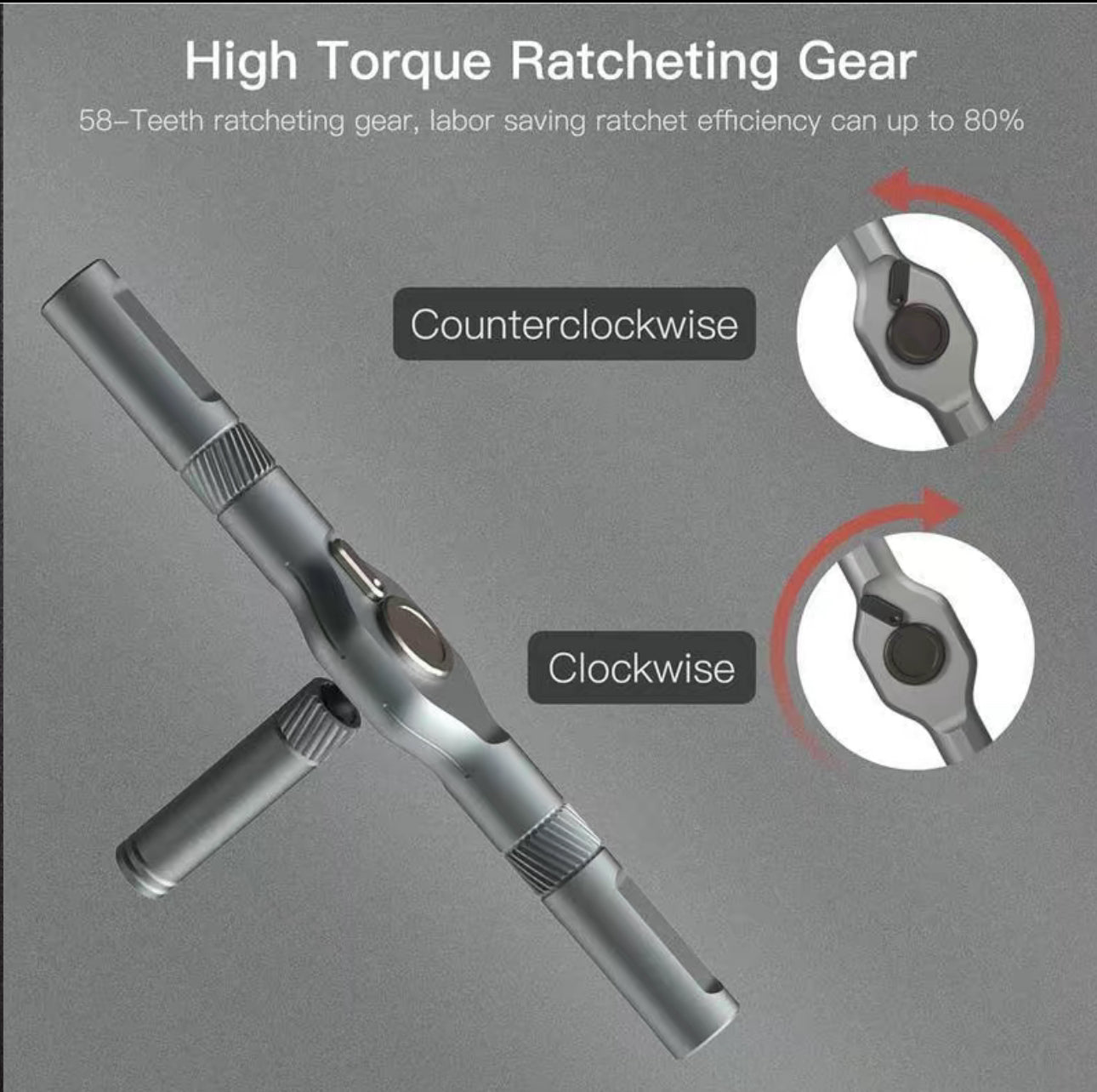 24-in-1 Magnetic Screwdriver Kit with T-Shaped Handle for Home Repairs 6