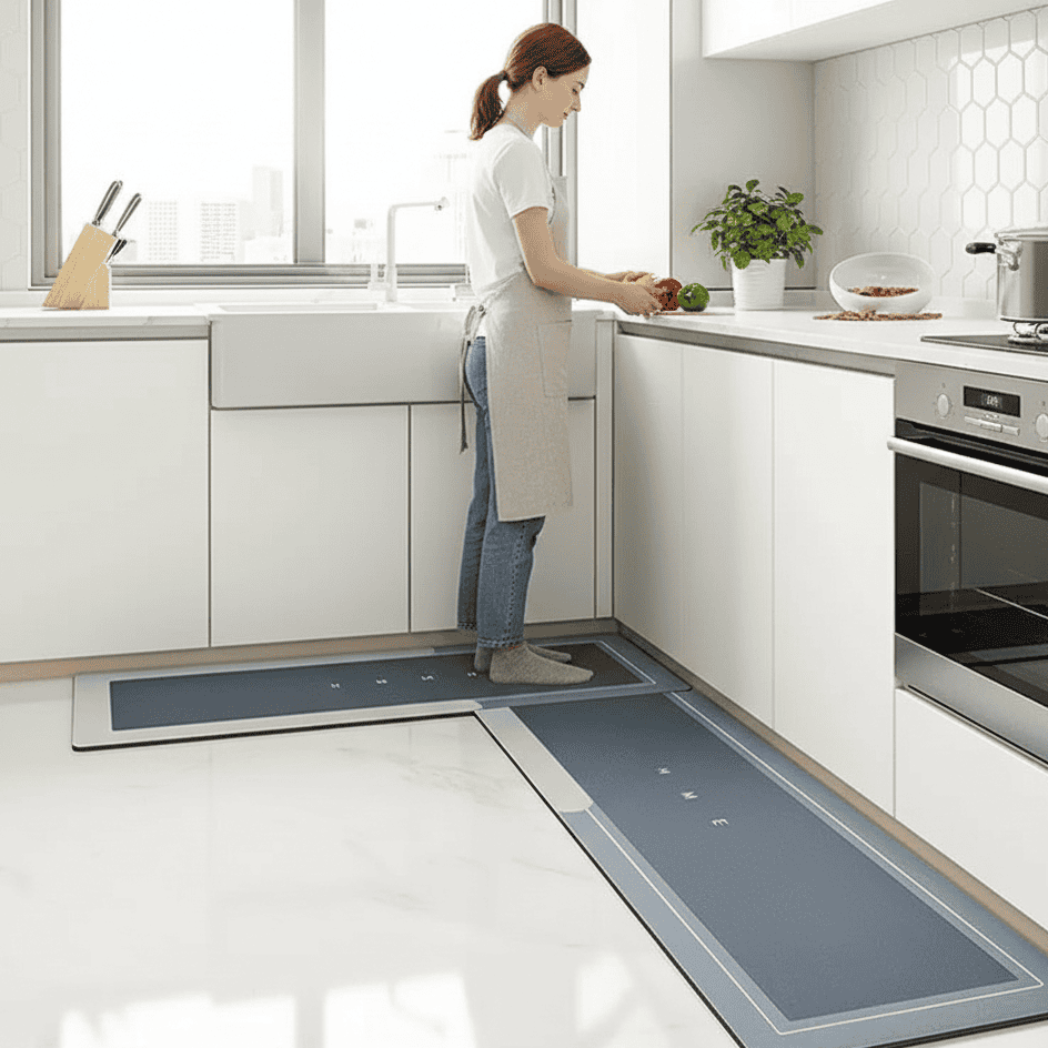 KITCHENMAT – Non-Slip & Waterproof Polymer Kitchen Rug