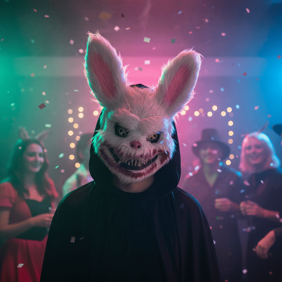 GLOWPURGE – Light-Up LED Mask with Neon Effects