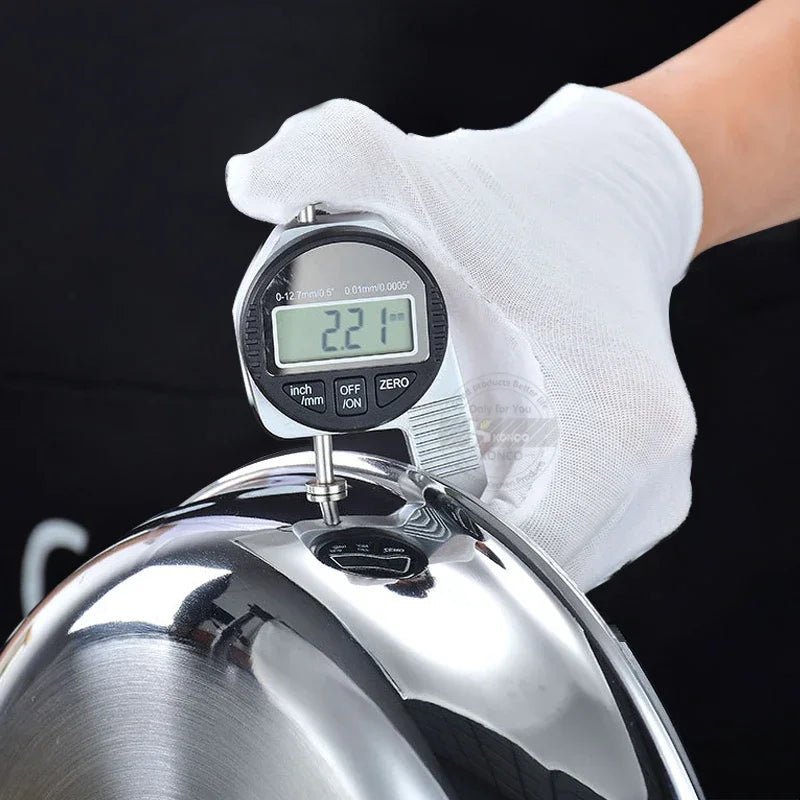 304 Stainless Steel Non-Stick Frying Pan - Durable Skillet for Gas & Induction Cooking 5