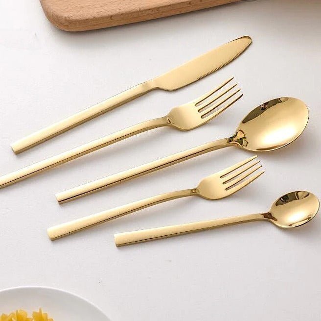 30 Piece Kitchen Utensils Set - Elegant Stainless Steel Kitchenware for Dining 0