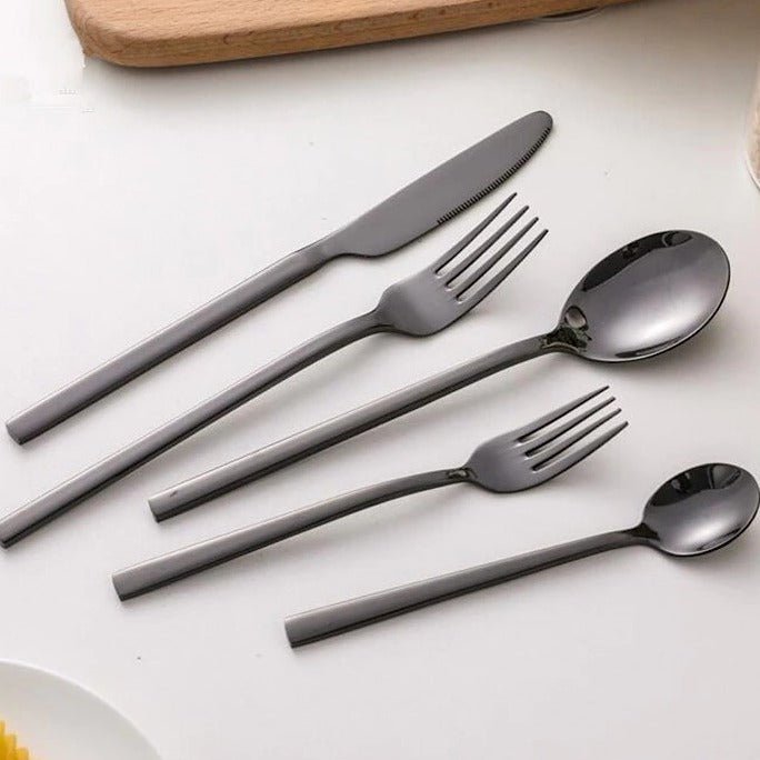 30 Piece Kitchen Utensils Set - Elegant Stainless Steel Kitchenware for Dining 2