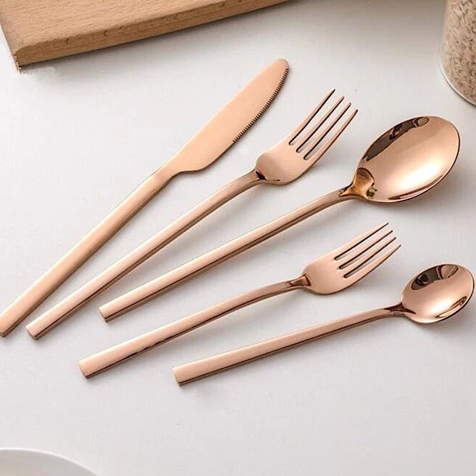 30 Piece Kitchen Utensils Set - Elegant Stainless Steel Kitchenware for Dining 3