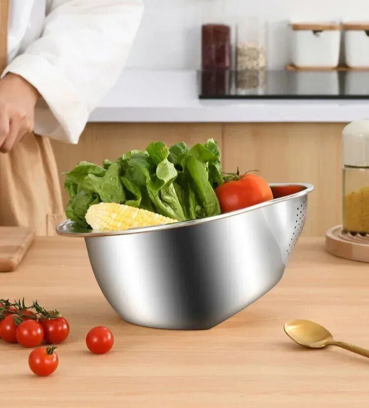 NEATIX – Rice Washing Bowl with Fine Drain Mesh