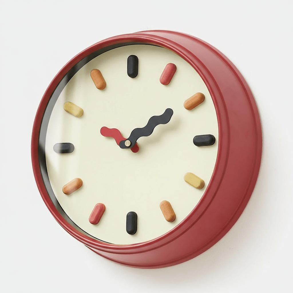 3D Nordic Wall Clock - Silent Sweep Movement, Eco-Friendly Design, 33cm 7