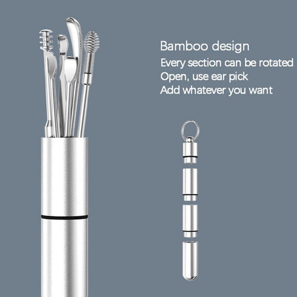 6-Piece Ear Wax Cleaning Kit - Stainless Steel Tools for Safe Ear Care 3
