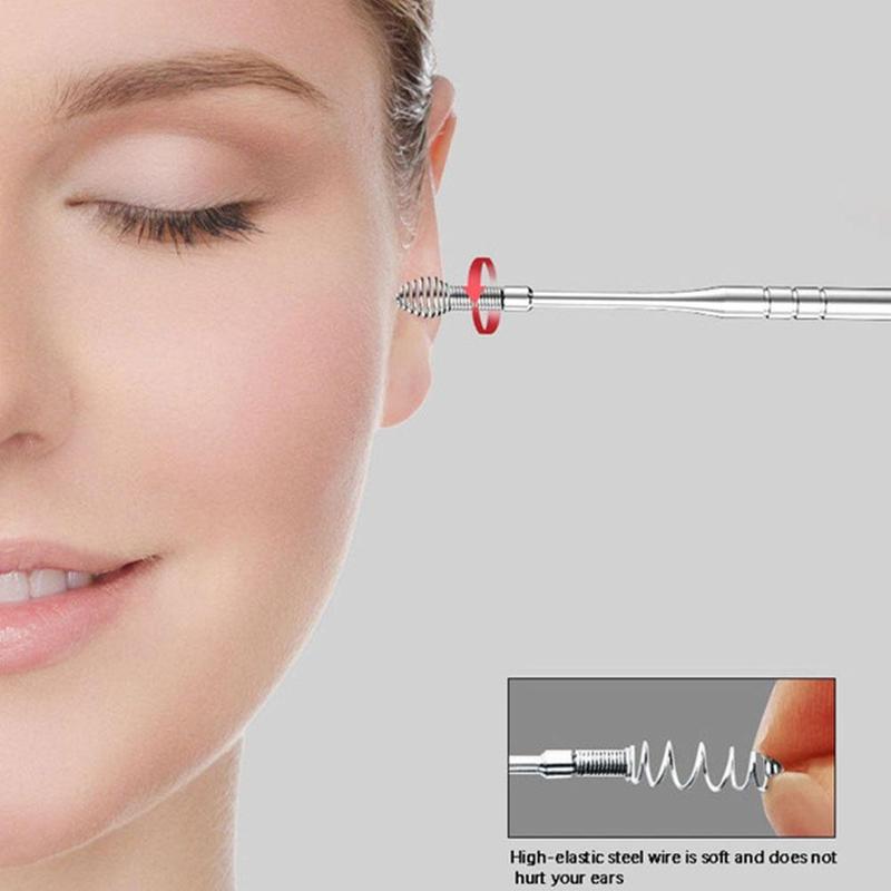 6-Piece Ear Wax Cleaning Kit - Stainless Steel Tools for Safe Ear Care 4