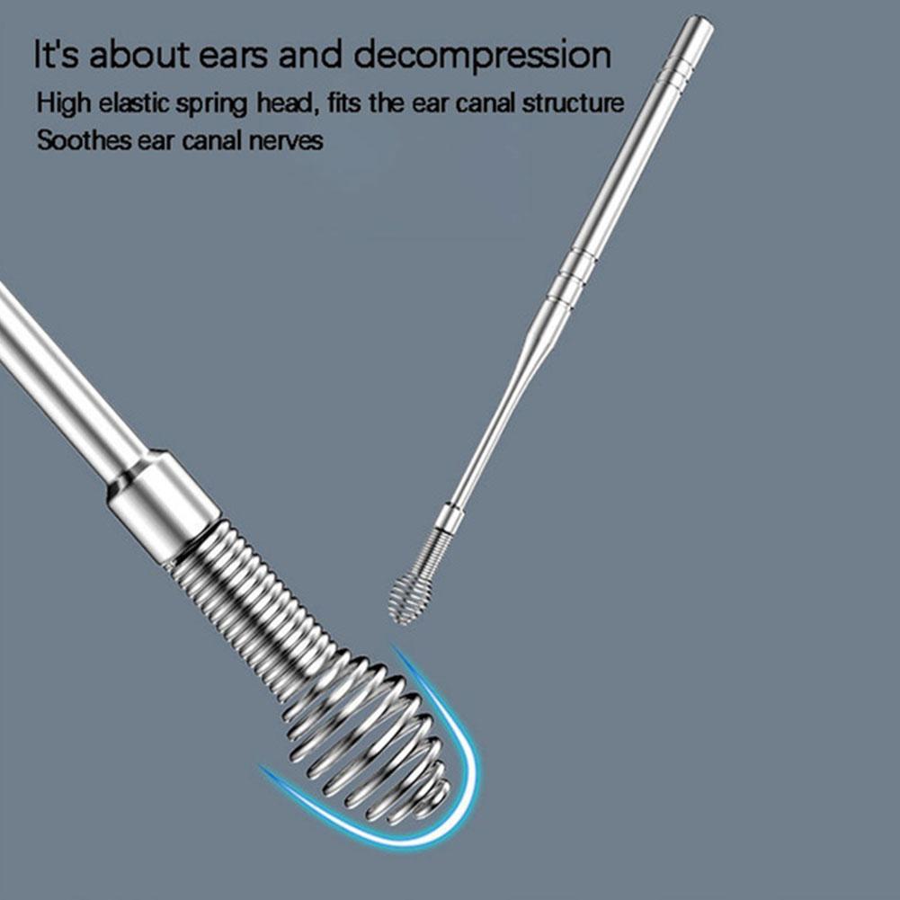 6-Piece Ear Wax Cleaning Kit - Stainless Steel Tools for Safe Ear Care 5