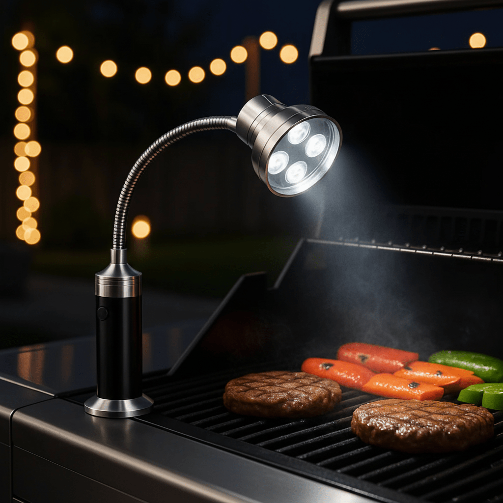 BRIGHTCHEF – Magnetic LED Barbecue Lamp with Focused Beam & Sturdy Base
