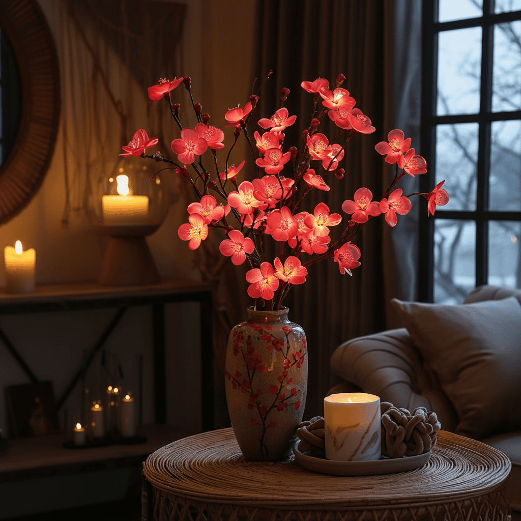 GLOWSTEM – 70cm LED Twig Lamp with Natural Woodland Aesthetic