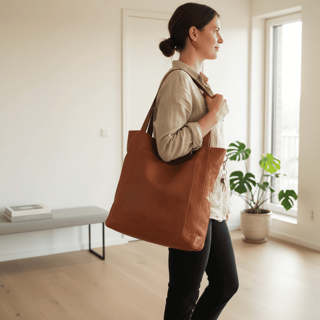 SOFIELA – Elegant Leather Shoulder Bag for Daily Sophistication