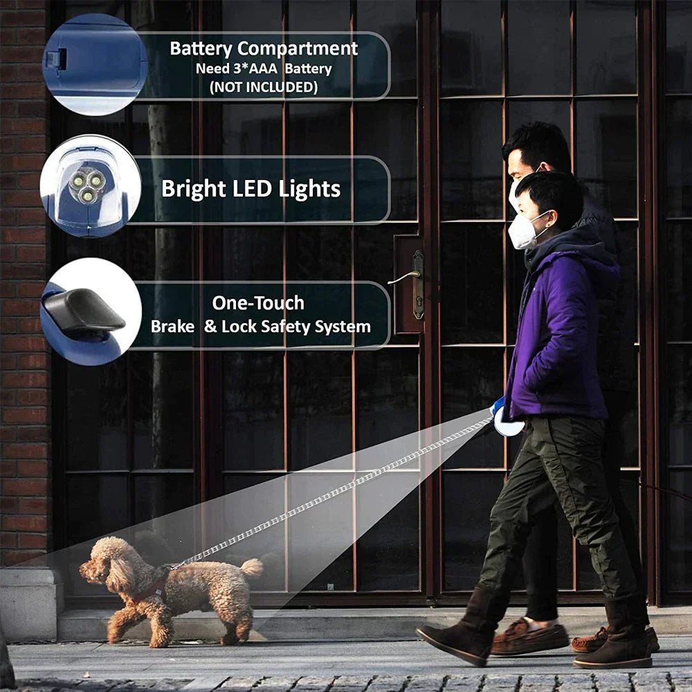 ADVENTUREPAWS ELITE LEASH – Adjustable dog leash with reflective design