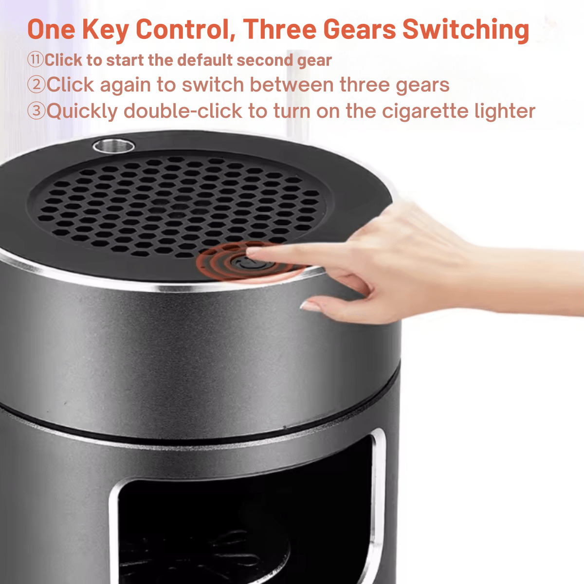 AEROCLEAN – Smart Smokeless Ashtray with Rechargeable Battery and HEPA Filter 1