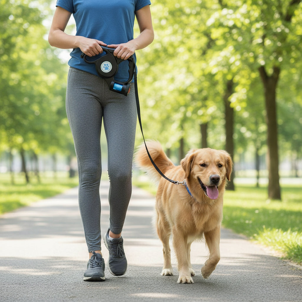 AMÉLIE LUMIÈRE – LED dog leash with integrated flashlight