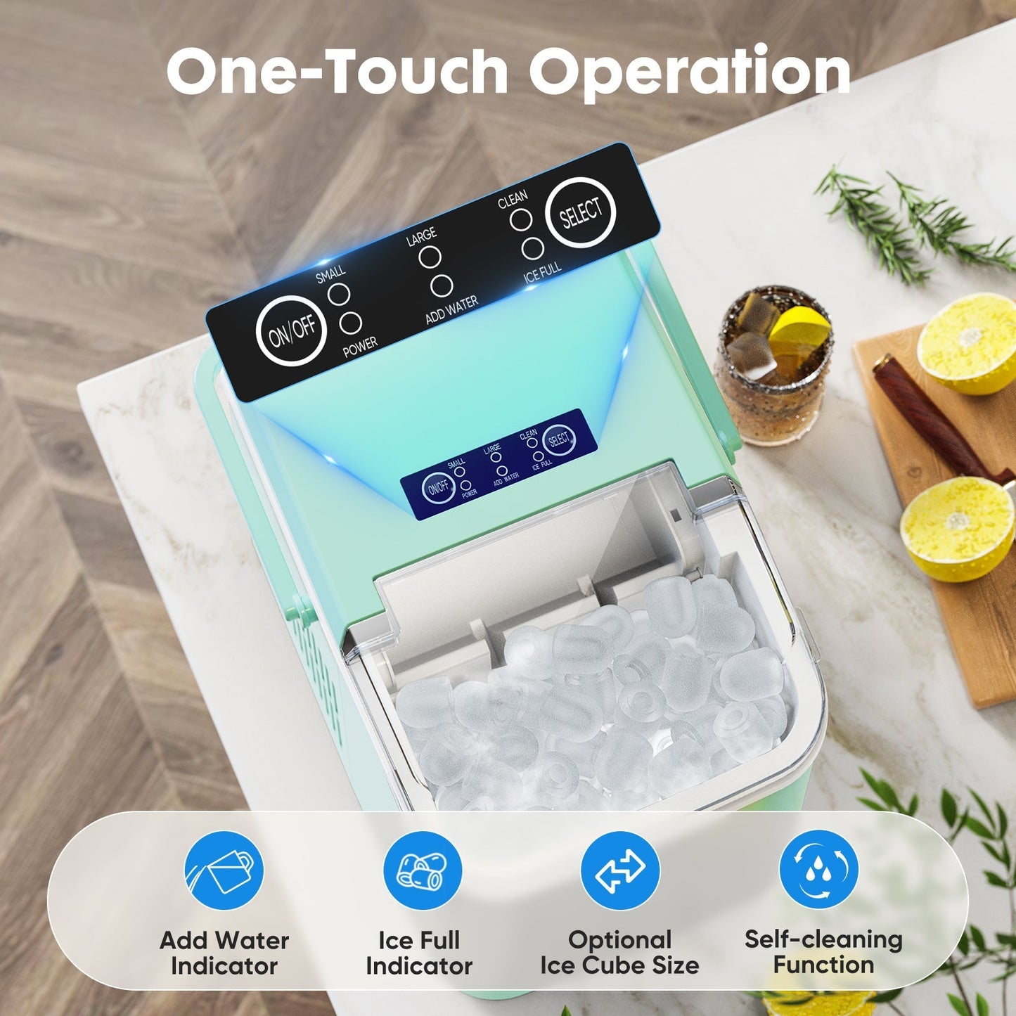 ARCTICCUBE – Compact Portable Ice Maker with Self-Cleaning Function 1