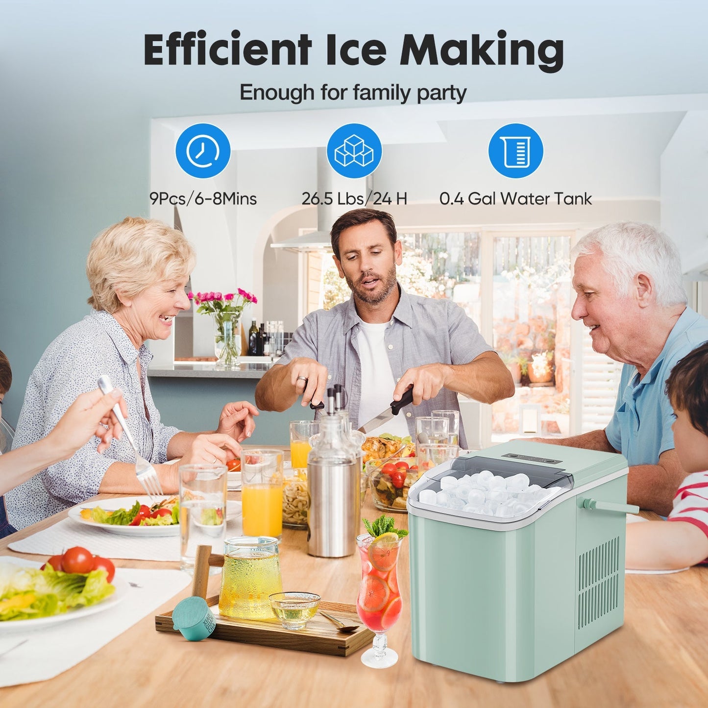 ARCTICCUBE – Compact Portable Ice Maker with Self-Cleaning Function 2