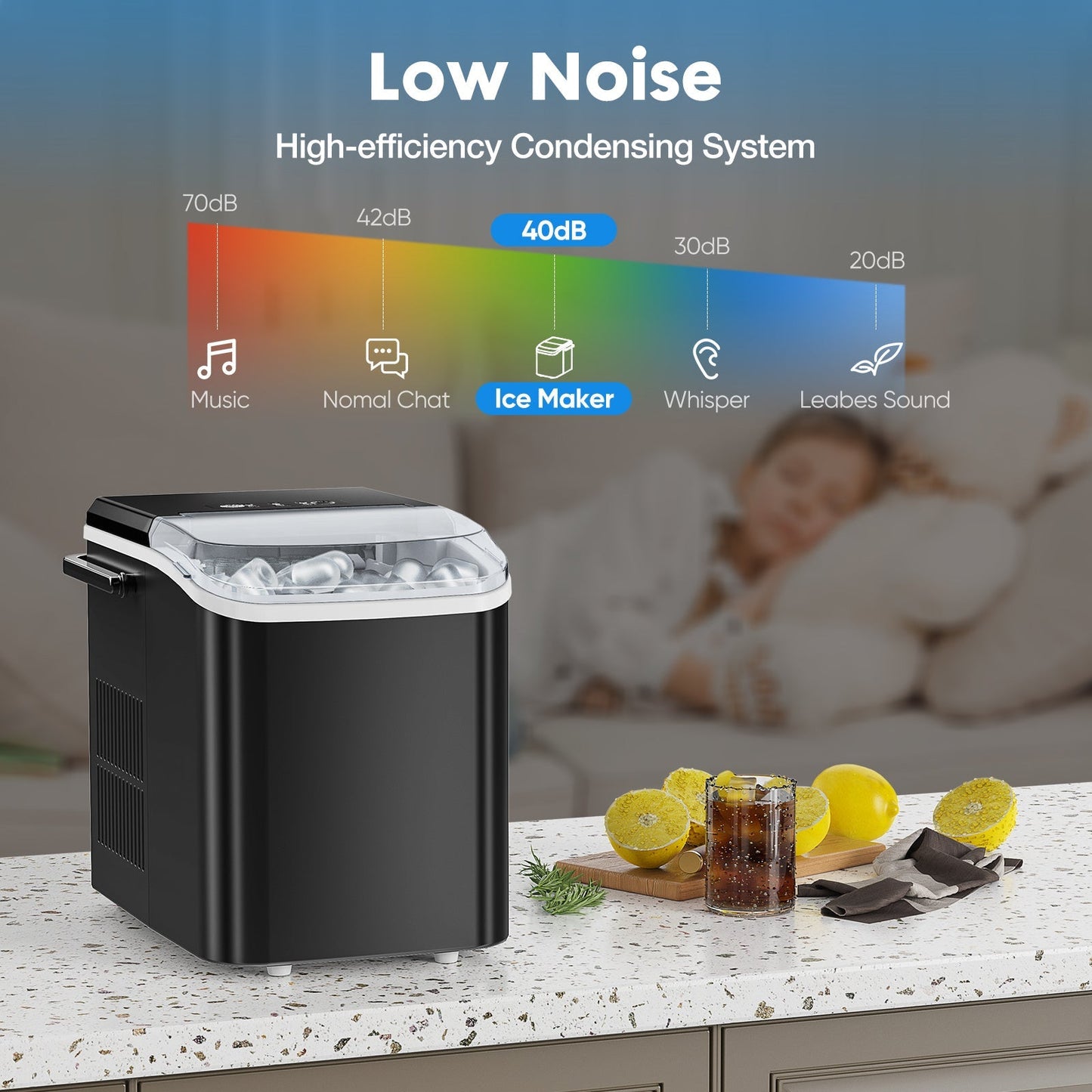 ARCTICCUBE – Compact Portable Ice Maker with Self-Cleaning Function 3