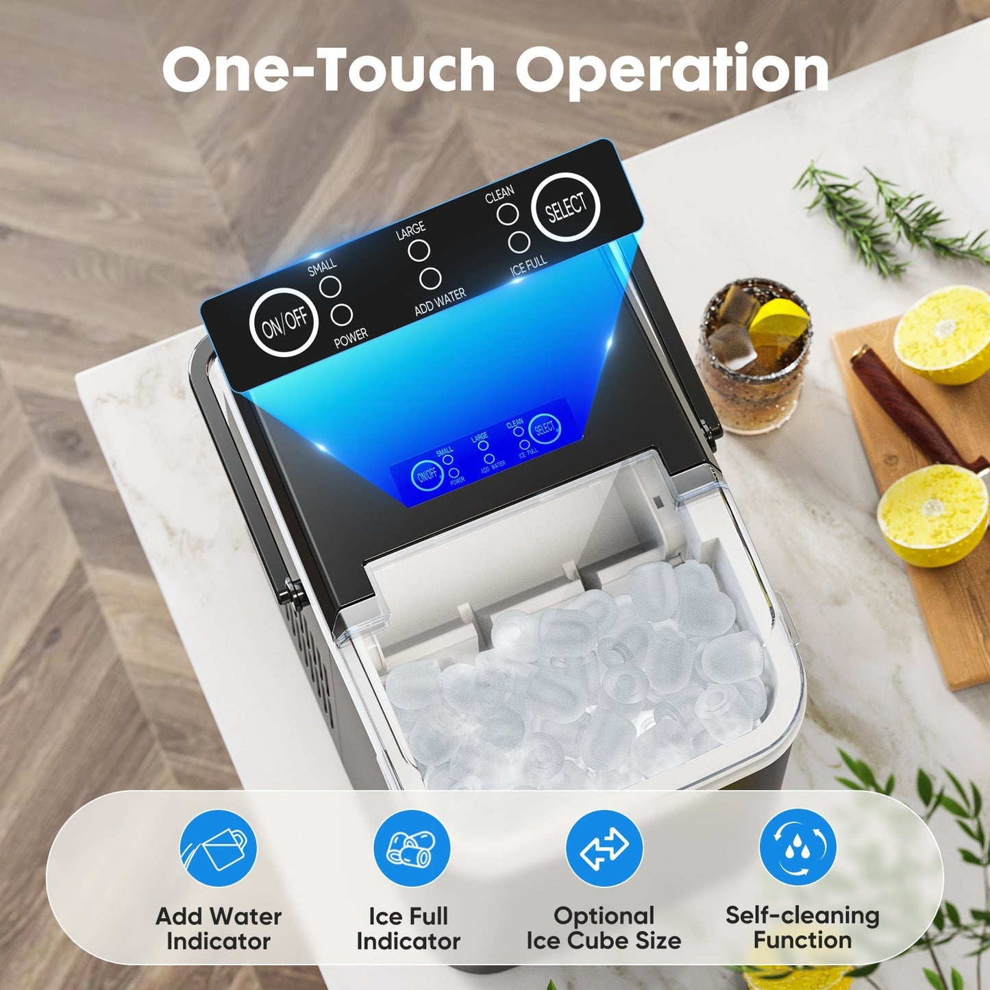 ARCTICCUBE – Compact Portable Ice Maker with Self-Cleaning Function 4