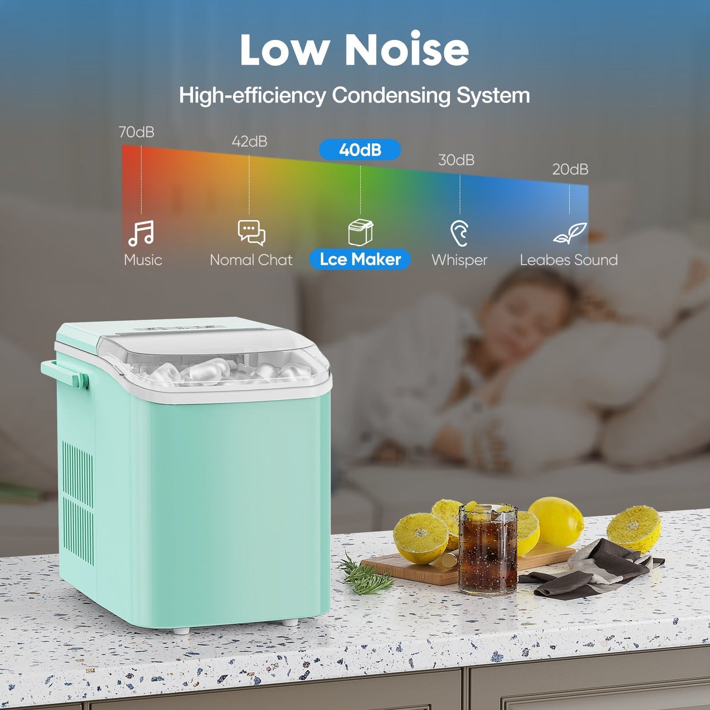 ARCTICCUBE – Compact Portable Ice Maker with Self-Cleaning Function 5