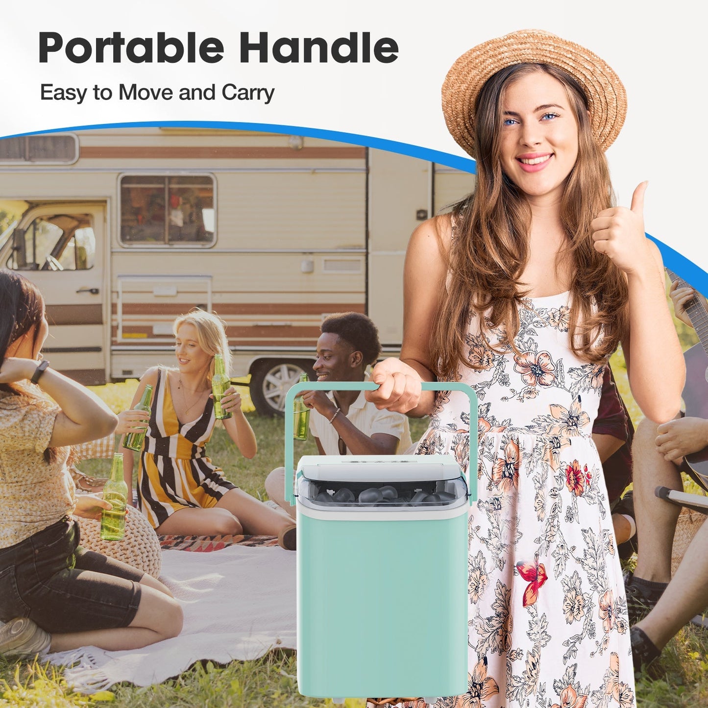 ARCTICCUBE – Compact Portable Ice Maker with Self-Cleaning Function 6