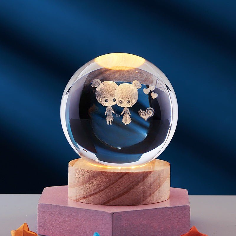 AURASHINE – 3D LED Crystal Lamp for Dreamy Night Ambiance 12
