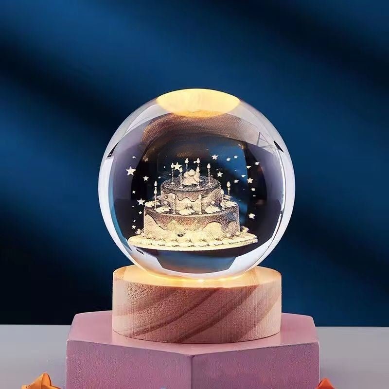 AURASHINE – 3D LED Crystal Lamp for Dreamy Night Ambiance 16