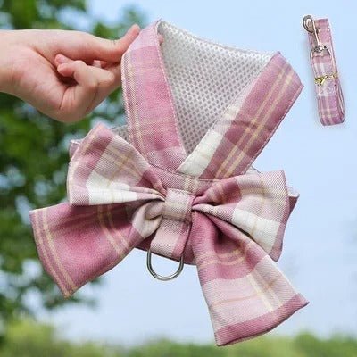 AURÉLIEN HARNAIS – Adjustable dog harness with stylish bow design