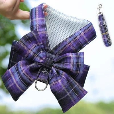 AURÉLIEN HARNAIS – Adjustable dog harness with stylish bow design
