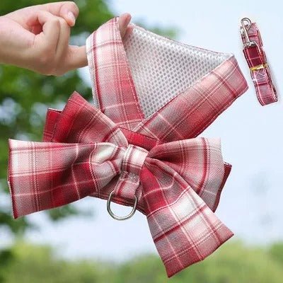 AURÉLIEN HARNAIS – Adjustable dog harness with stylish bow design