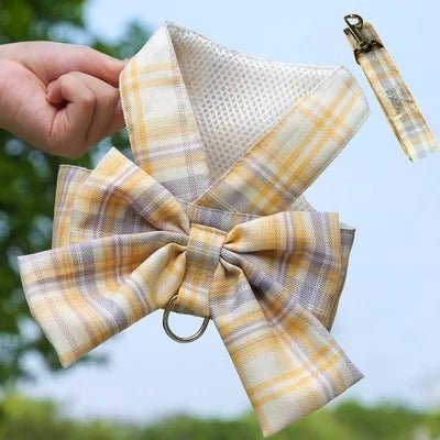 AURÉLIEN HARNAIS – Adjustable dog harness with stylish bow design