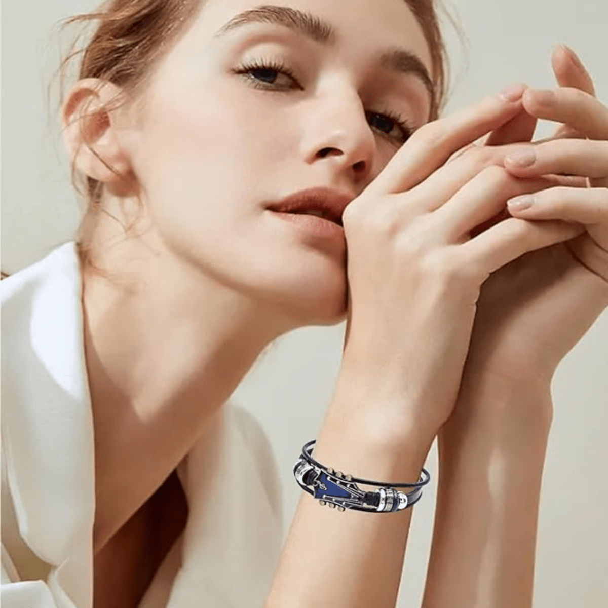AXECHORD – Guitar Leather Bracelet with Vintage-Inspired Design 2