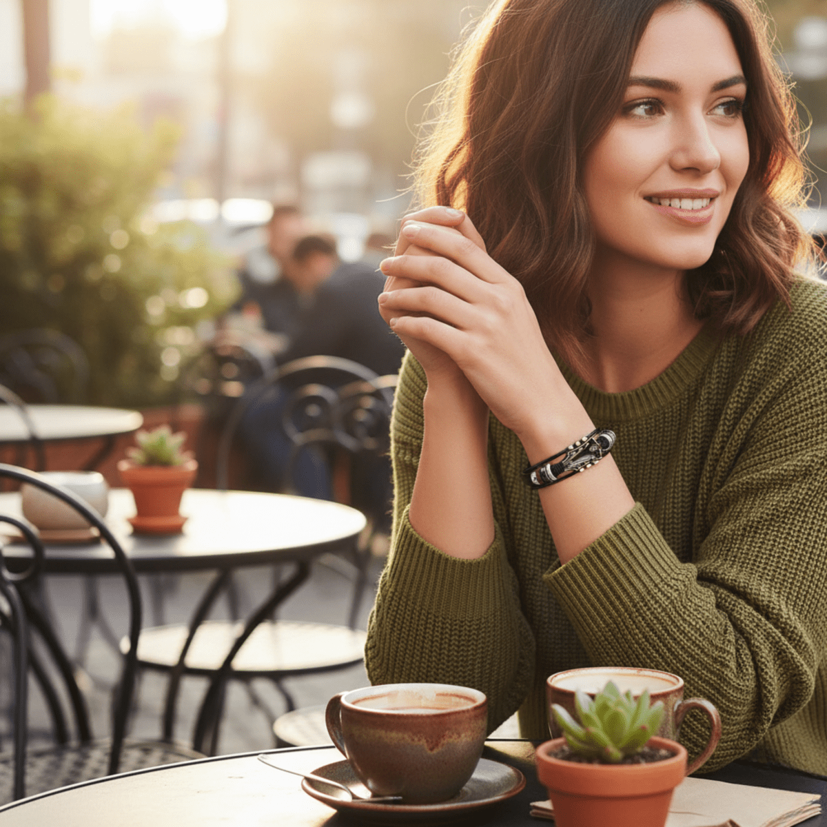AXECHORD – Guitar Leather Bracelet with Vintage-Inspired Design 3