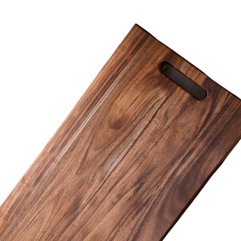 Acacia Wood Cutting Chopping Board - Durable, Non-Porous Kitchen Essential for Cutting and Serving 3