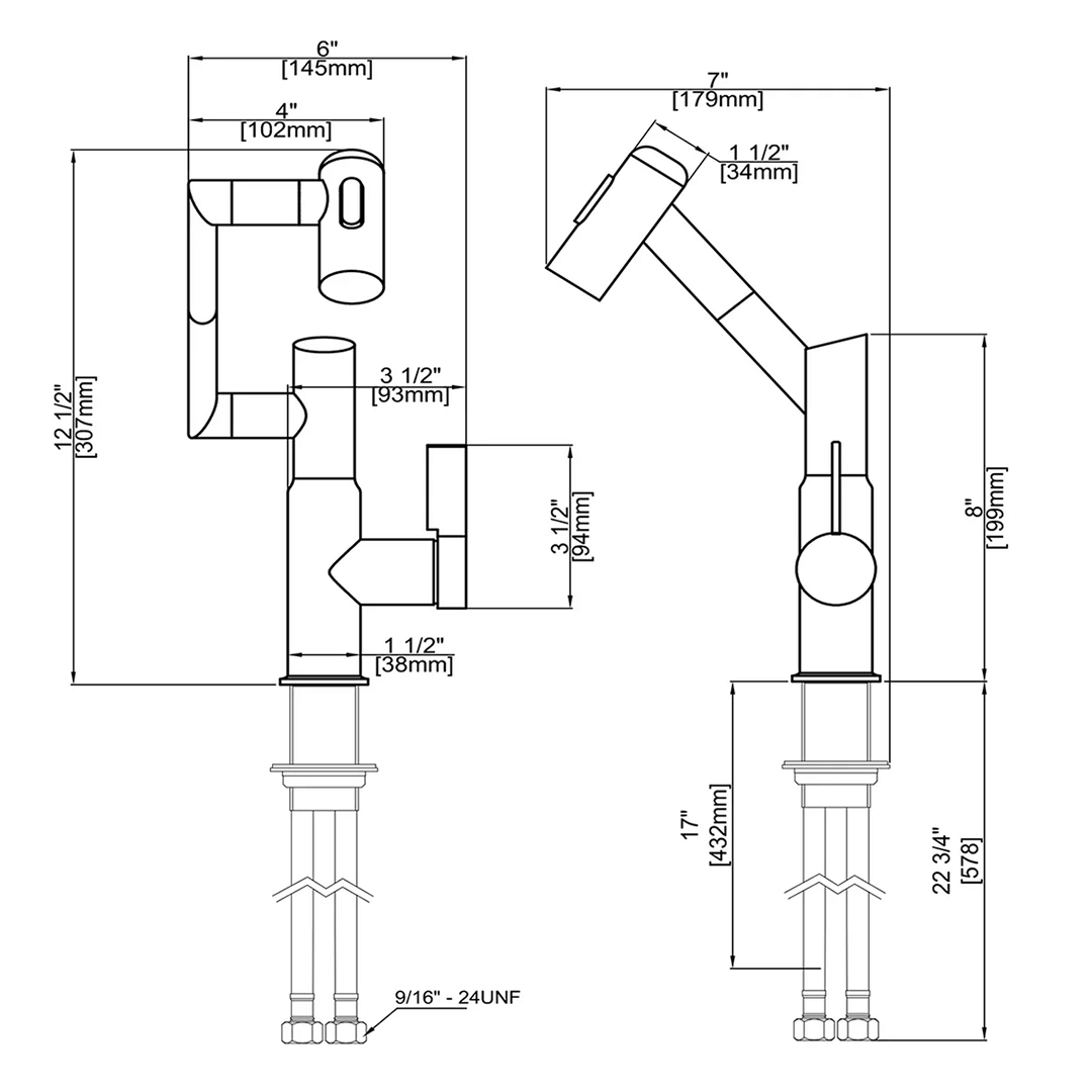 Adjustable 360° Kitchen Faucet with Temperature Display for Modern Homes 4