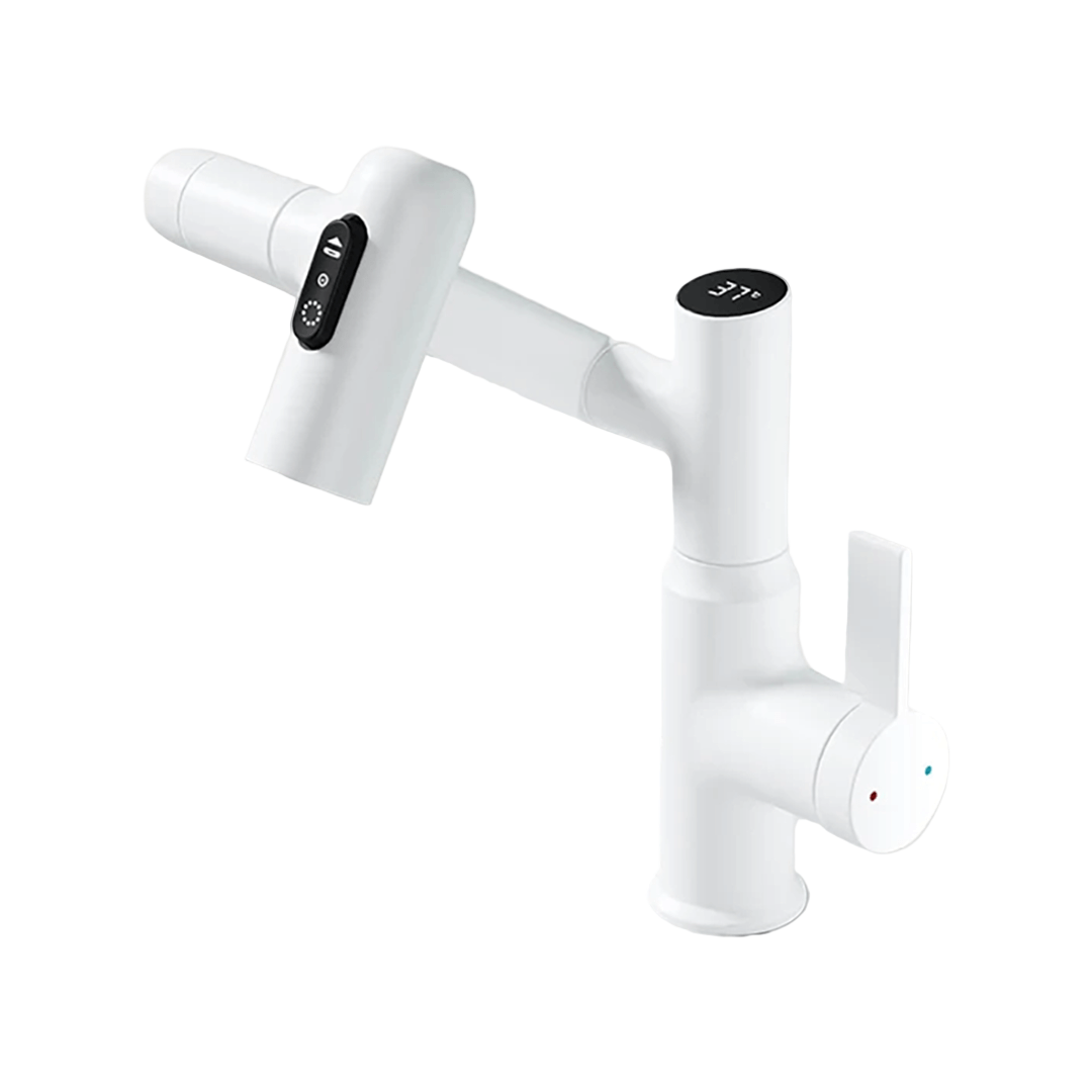 Adjustable 360° Kitchen Faucet with Temperature Display for Modern Homes 5