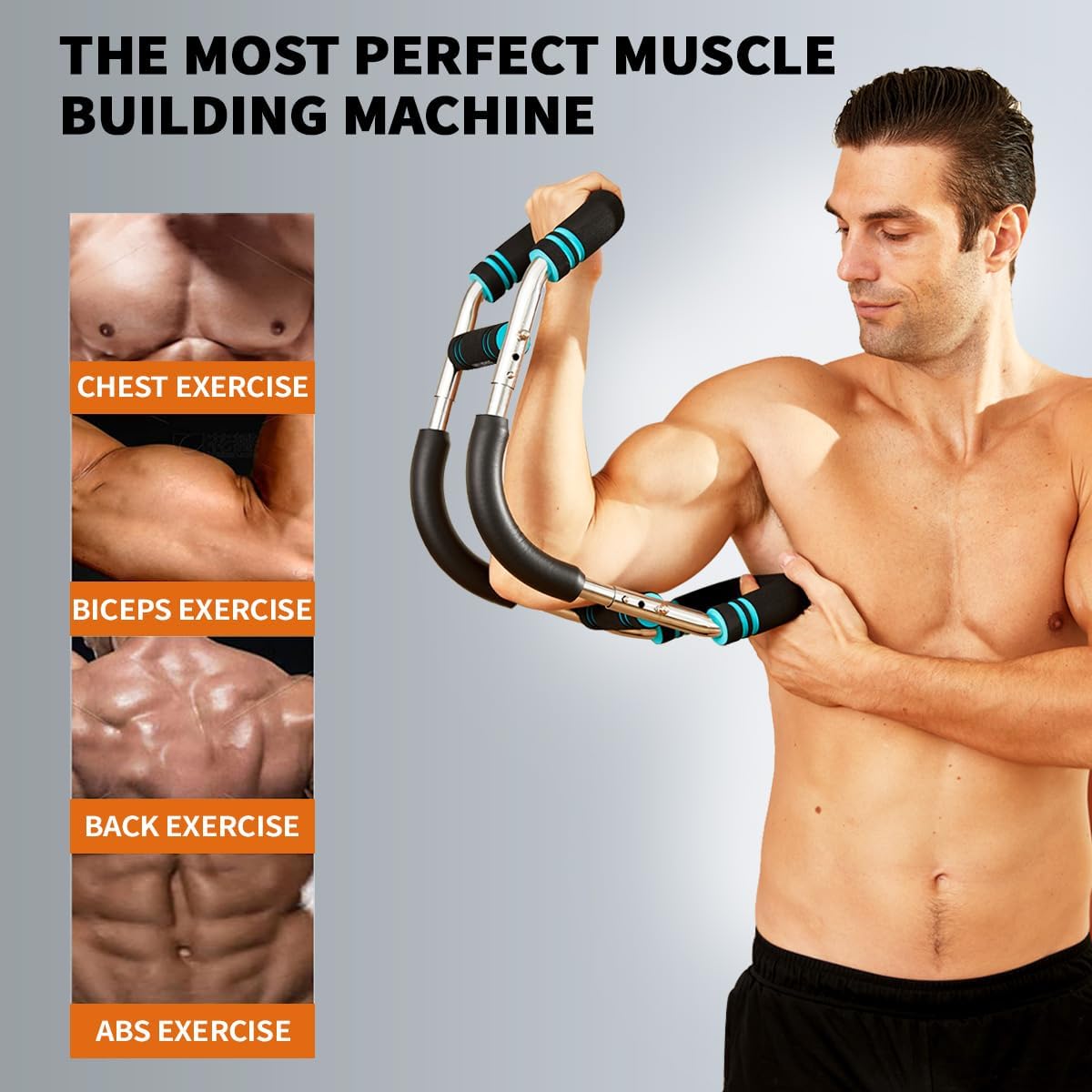 FLEXISTICK - Bastone da allenamento regolabile con resistenza personalizzabile per la forza delle braccia e del torace