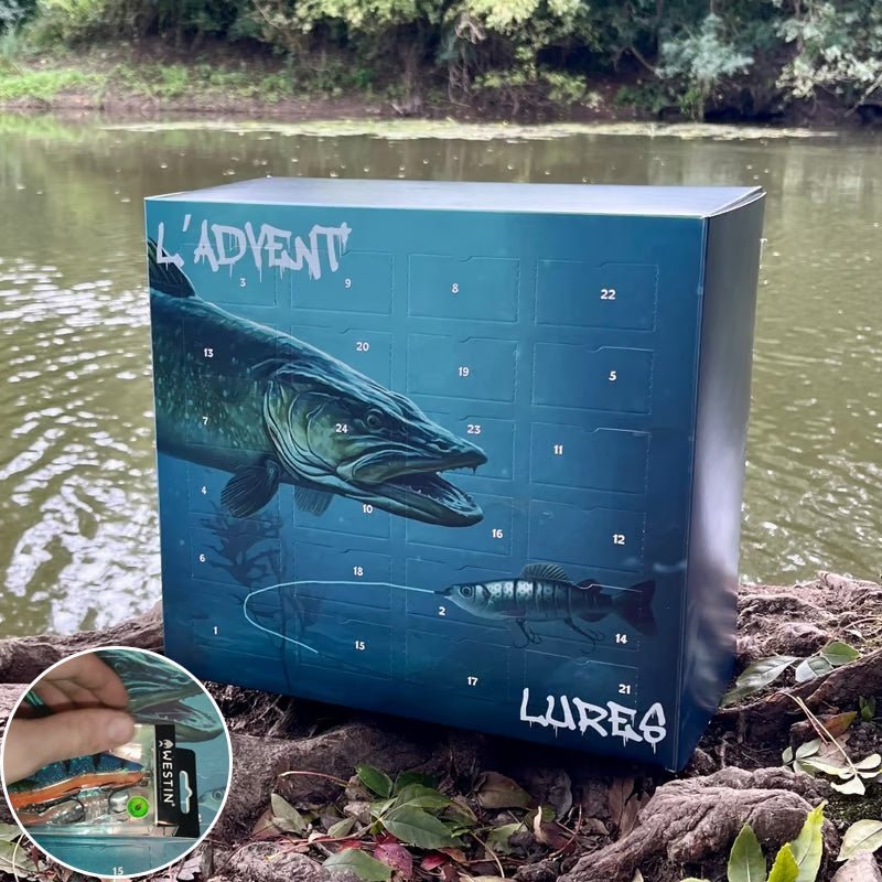 Lurevent Advent Calendar 2025 – 24 Unique Lures & Mounting Tool