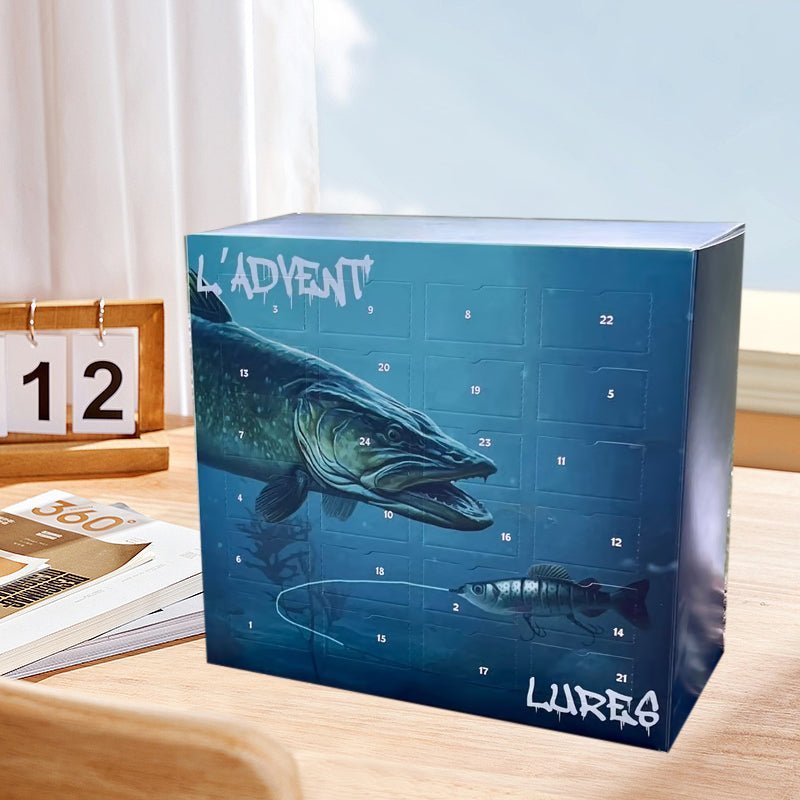 Lurevent Advent Calendar 2025 – 24 Unique Lures & Mounting Tool