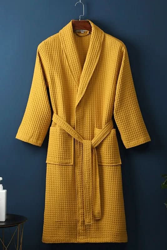 WAFFLÉA – Unisex Bathrobe with Breathable Waffle Texture for Everyday Comfort