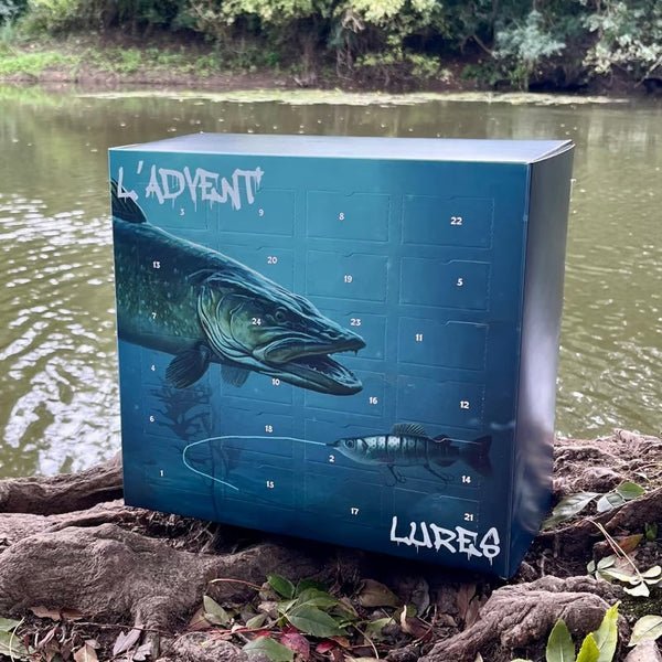 AngleVent – 24-Day Christmas Countdown for Anglers with Tackle Set