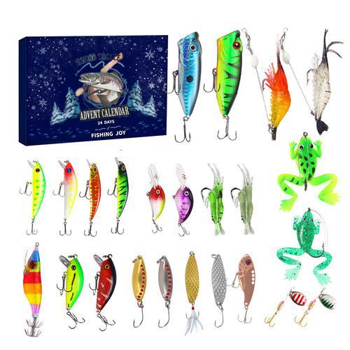 AngleVent – 24-Day Christmas Countdown for Anglers with Tackle Set