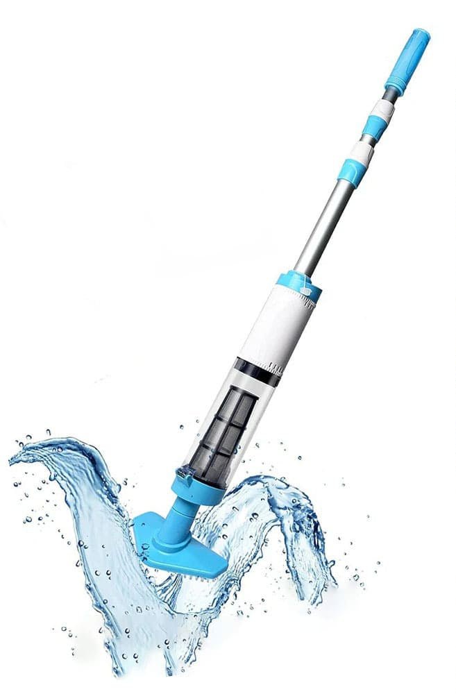 Aquavac – Cordless Pool Vacuum with Telescopic Pole for Easy Cleaning