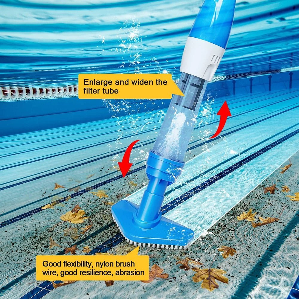 Aquavac – Cordless Pool Vacuum with Telescopic Pole for Easy Cleaning